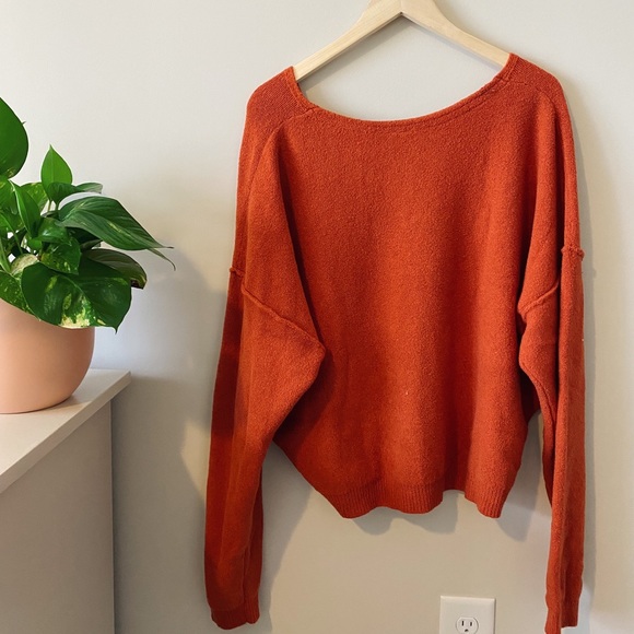 FREE PEOPLE Oversized Sweater Weather Pullover SMALL - Picture 2 of 4